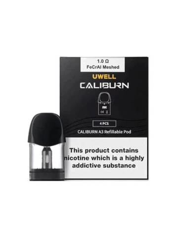 Uwell Caliburn A3 Replacement Pods Theory Labs Distro. Vaping E-Liquid Disposables St. Catharines Ontario Canada