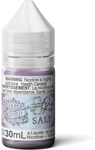 Purple Gold On The Rocks Salt - Victorian Gold Theory Labs Distro. Vaping E-Liquid Disposables St. Catharines Ontario Canada