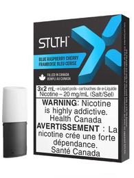Blue Raspberry Cherry - STLTH X Pods Theory Labs eLiquid Disposables St. Catharines Niagara Ontario Canada