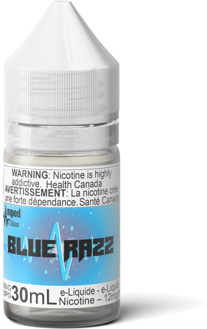 Blue Razz - Amped Theory Labs Distro. Vaping E-Liquid Disposables St. Catharines Ontario Canada