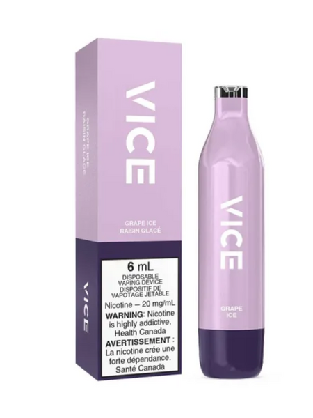 Grape Ice - Vice 2500 Theory Labs Distro. Vaping E-Liquid Disposables St. Catharines Ontario CAN