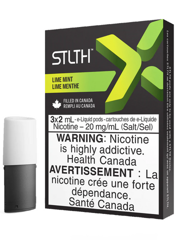 Lime Mint - STLTH X Pods Theory Labs eLiquid Disposables St. Catharines Niagara Ontario Canada