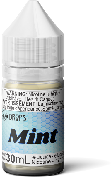 Mint - Drops Theory Labs Distro. Vaping E-Liquid Pouches St. Catharines Ontario Canada