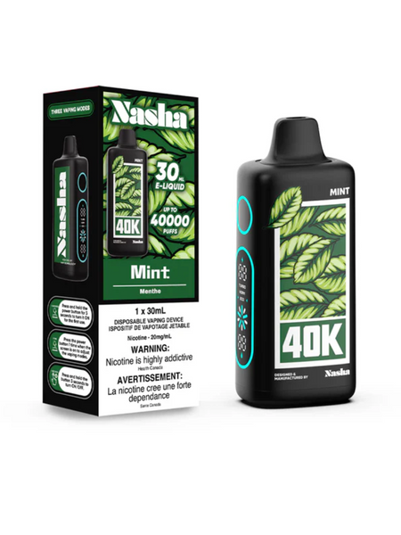 Mint - Nasha Theory Labs Distro. Vaping E-Liquid Disposables St. Catharines Ontario CAN