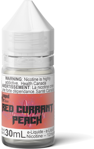 Red Currant Peach - Amped Theory Labs Distro. Vaping E-Liquid Disposables St. Catharines Ontario Canada