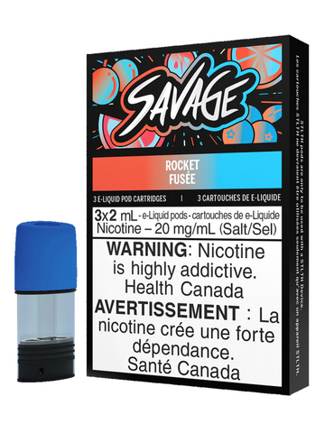 Rocket - Savage STLTH Pods Theory Labs eLiquid Disposables St. Catharines Ontario Canada