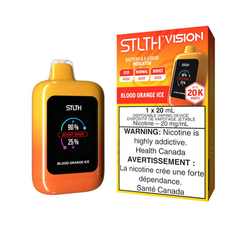 Blood Orange Ice - STLTH Vision Theory Labs Distro. Vaping E-Liquid Disposables St. Catharines Ontario CAN