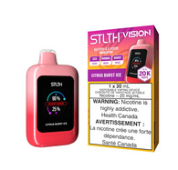 Citrus Burst Ice - STLTH Vision Theory Labs Distro. Vaping E-Liquid Disposables St. Catharines Ontario CAN