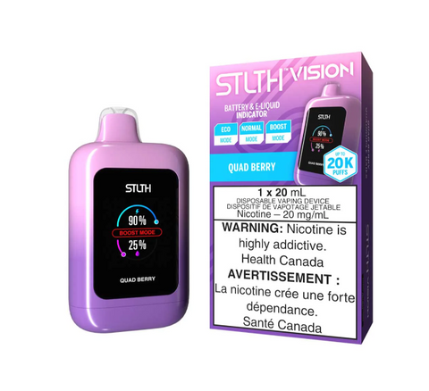 Quad Berry - STLTH Vision Theory Labs Distro. Vaping E-Liquid Disposables St. Catharines Ontario CAN