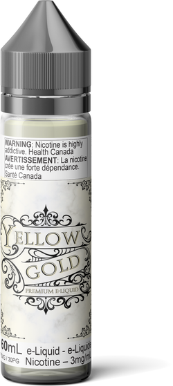 Yellow Gold - Victorian Gold Theory Labs Distro. Vaping E-Liquid Disposables St. Catharines Ontario Canada