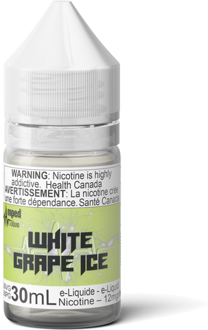 White Grape Ice - Amped Theory Labs Distro. Vaping E-Liquid Disposables St. Catharines Ontario Canada