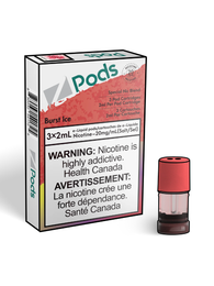 Burst Ice - Z-Pods Theory Labs Distro. Vaping E-Liquid Disposables St. Catharines Ontario CAN